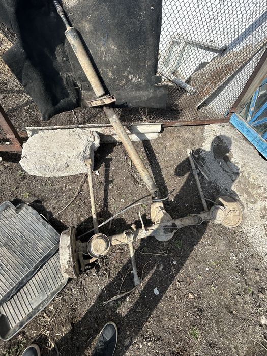 мост в сборе и коробка