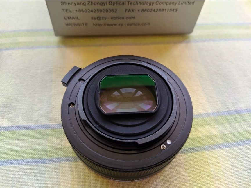 ZhongYi Mitakon Lens Turbo II адаптер за Canon EF обективи към Sony E