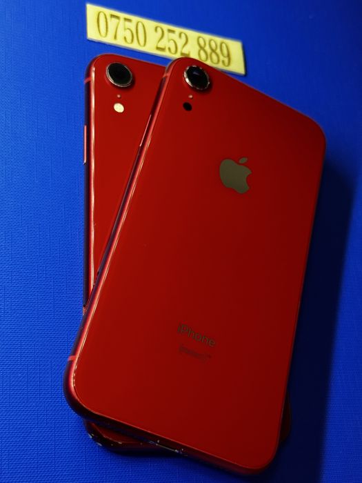  Carcasă + Baterie Originală iPHONE XR  ROȘU