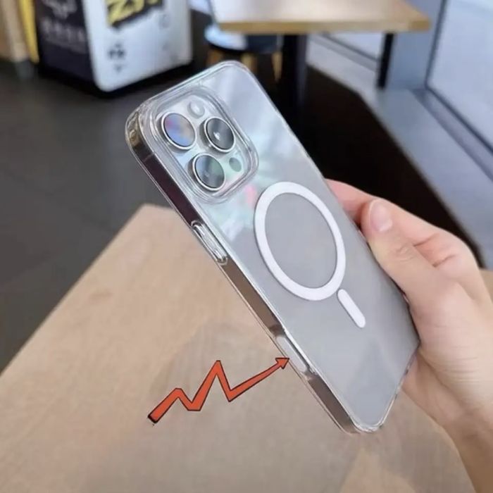 Оригинальный чехол Clear case Magsafe для Iphone 16 pro max