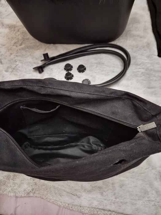 Чанта O bag с естествен косъм