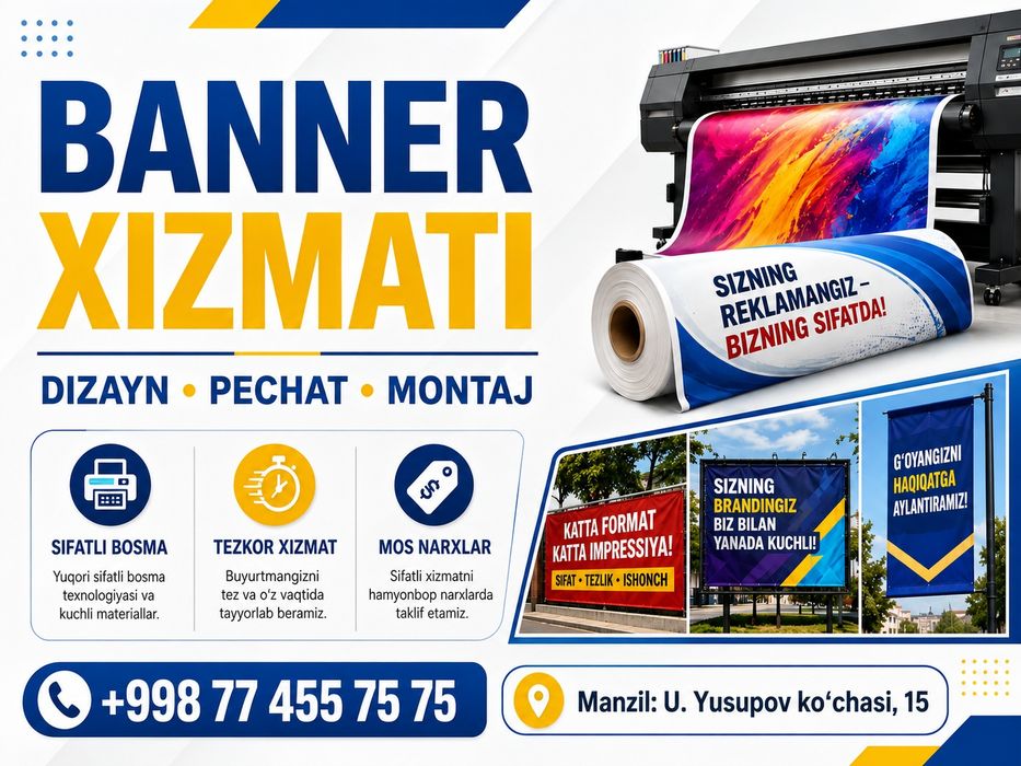 banner va dizayn xizmati