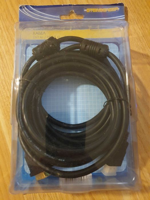 DVIм/HDMI кабел, 5м