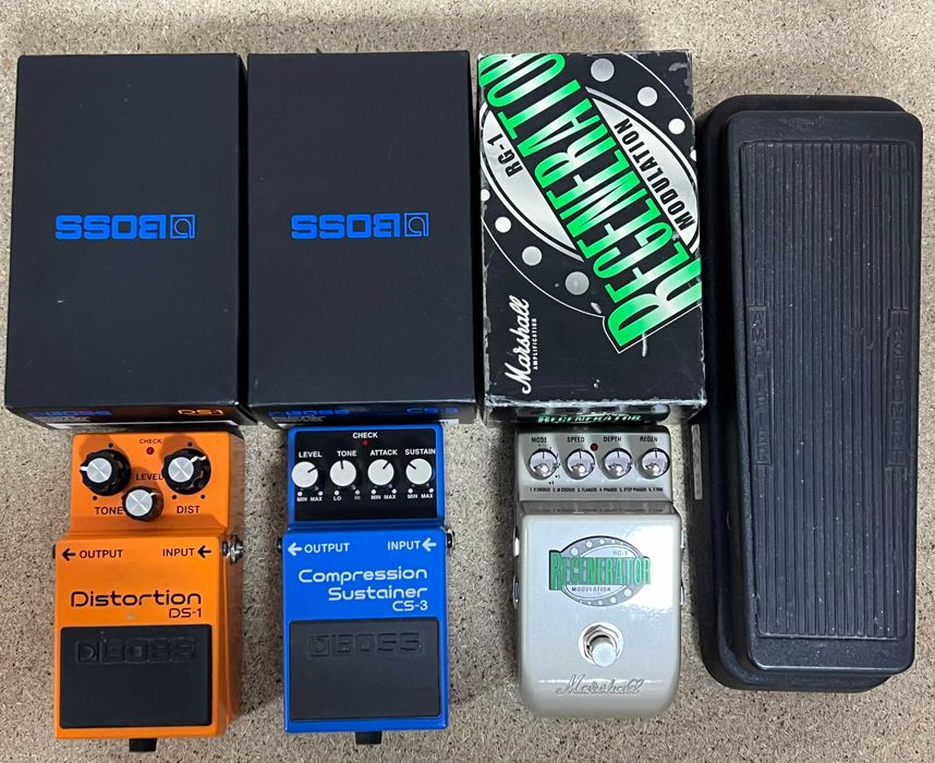 Гитарные педали Boss, Dunlop, tc electronic, Marshall