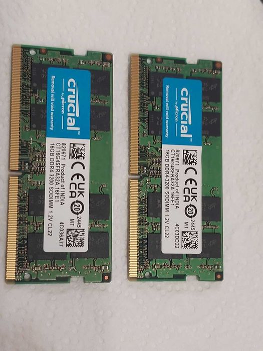 32GB 3200Mhz DDR4 SODIMM CL22 - RAM памет