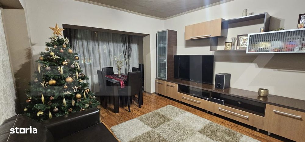 Apartament 3 camere, decomandat 70 mp,  zona centrala – Deva
