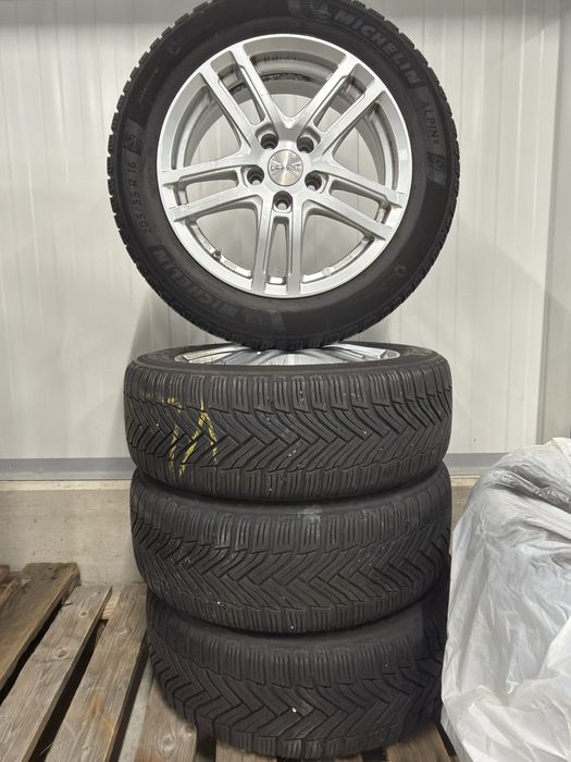 Jante cu anvelope 205 55 16 Dot 2022 5x105 OPEL