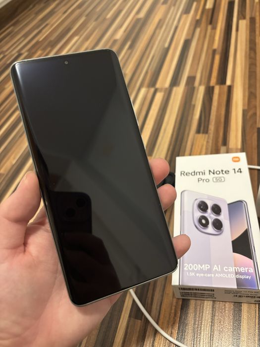 Telefon Xiaomi Redmi Note 14 Pro ca Nou 5G Fullbox 256GB 8GB Ram Green