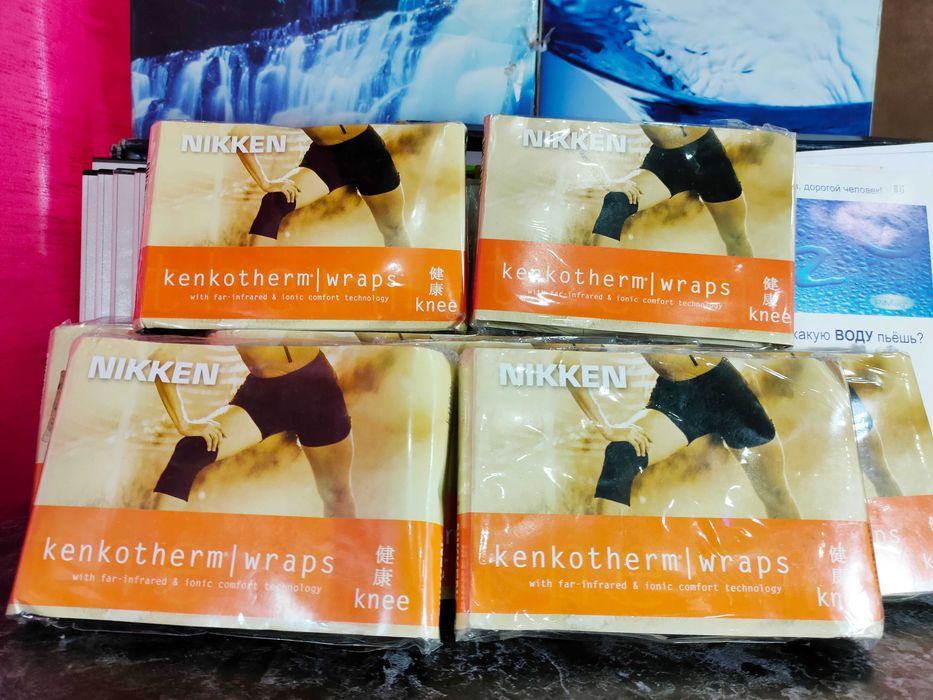 Наколенники Nikken KenkoTherm Wrap Knee. 100% Оригинал