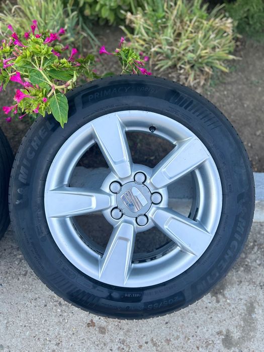 Jante Seat 5x112 + Anvelope Michelin Primacy 5