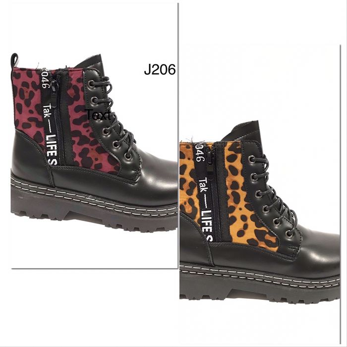 Дамски боти в два цвята в ПРОМОЦИЯ