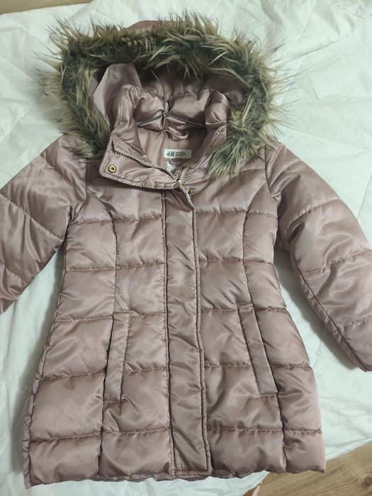 Зимно яке за момиче H&M 122
