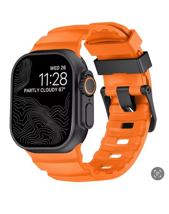 Curea Husa Incarcator Full Silicon Iphone Apple Watch Ultra