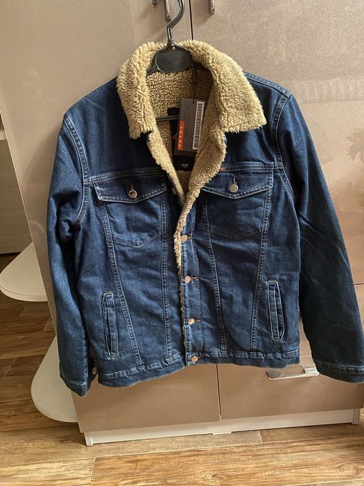 Джинсовая куртка утепленная