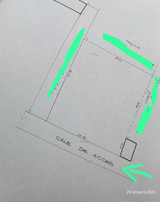 Teren intravilan – 3 loturi egale – Str. Săvenilor, Botoșani