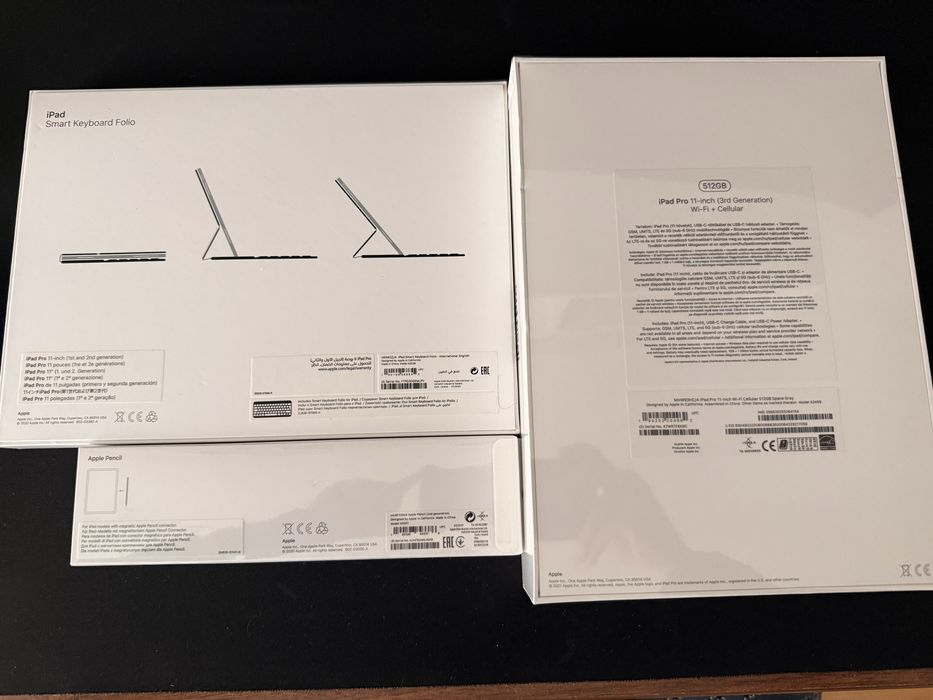 iPad Pro 11” M1 512GB Wi-Fi/Cellular + Pencil + Smart Keyboard