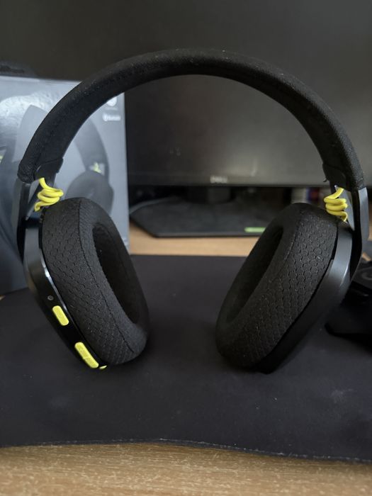 Casti gaming wireless Logitech G435 Lightspeed, Negru