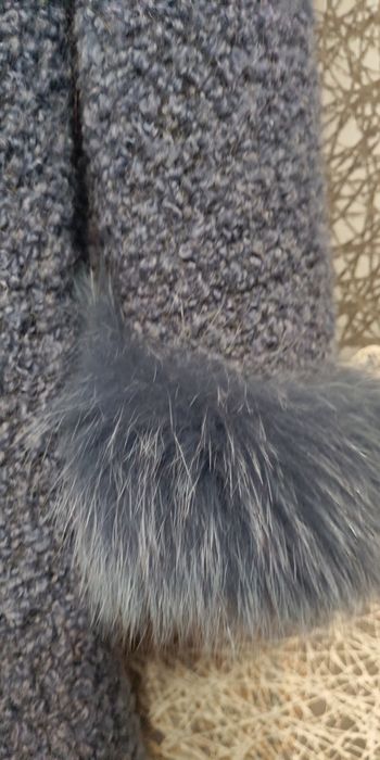 Зимнее пальто букле