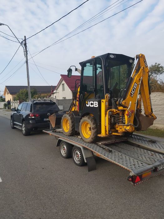 platforma auto /tractari cu roti blocate rupte