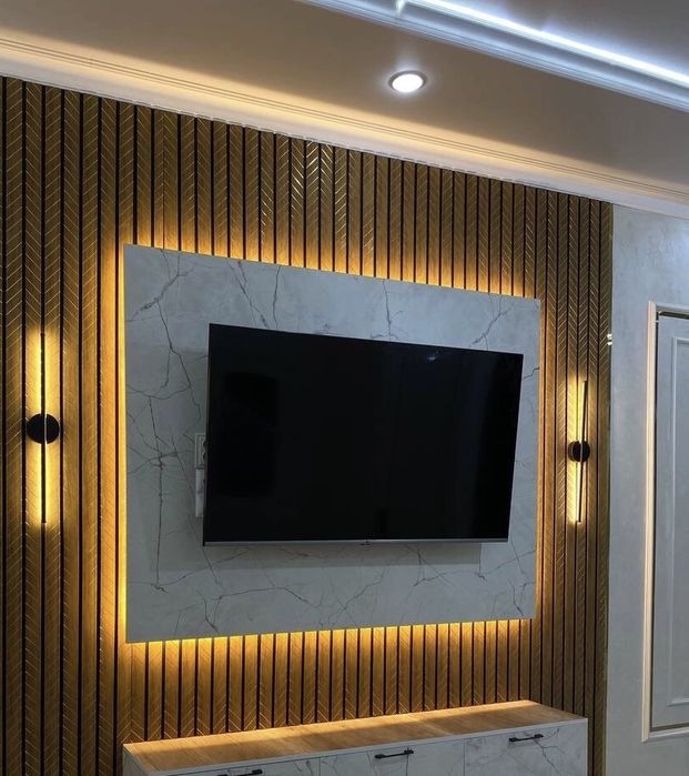 установку телевизор на стену