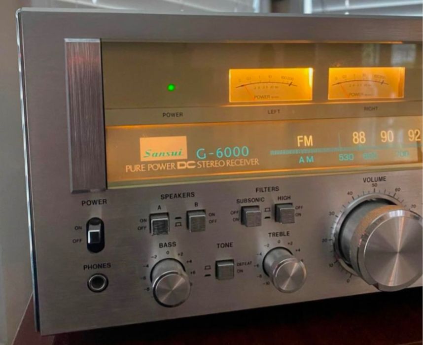Sansui G6000 в перфектно състояние от 20 години съм втори собственик.
