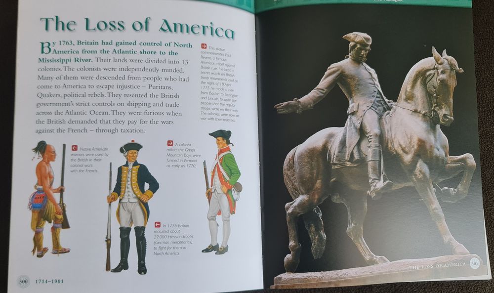 Enciclopedie/ carte în limba engleză, ,,British History", 512 pagini