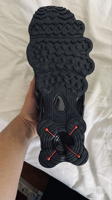 Използвано!!!Оригинални Nike SHOX TL Triple Black 44 номер