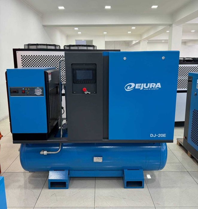 Винтовой компрессор 15 кВт (15 бар) Инверторный с осушителем и бак