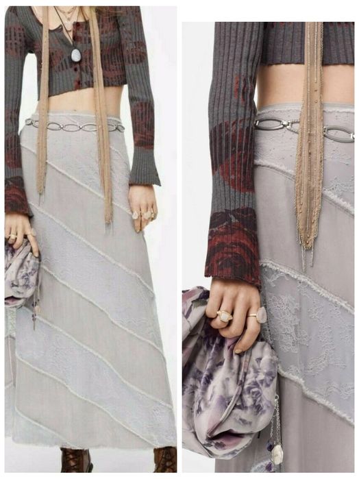 Миди поли Zara Pepe jeans