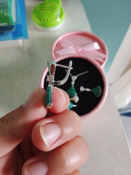 Серебряный комплект Булгари