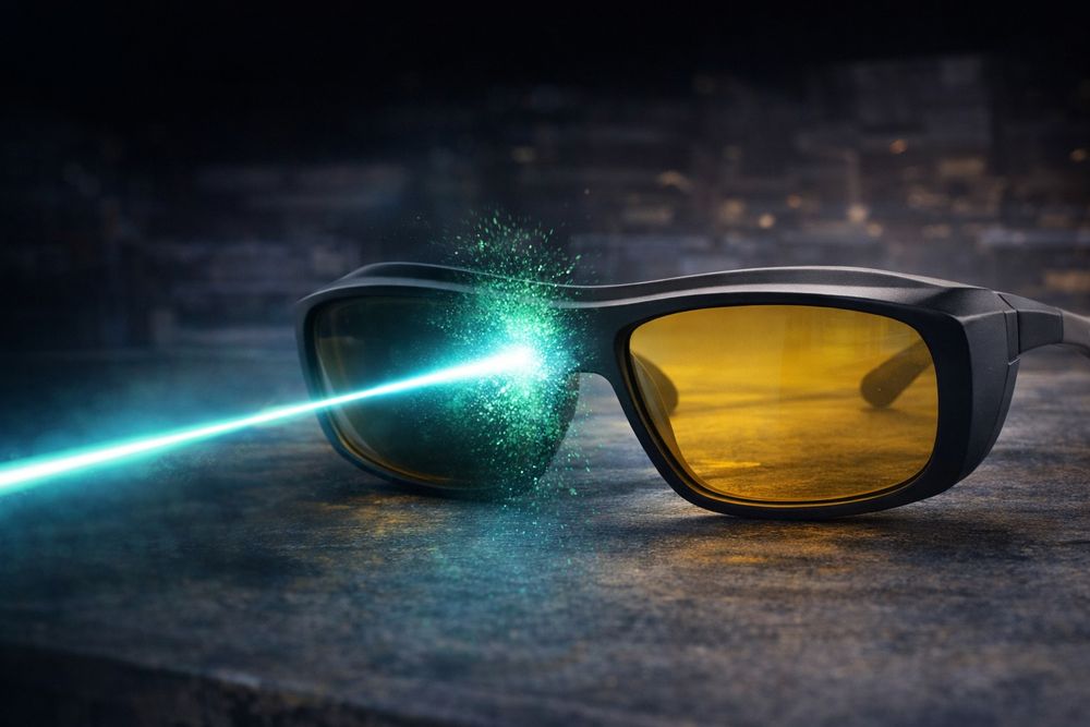 Ochelari de protecție laser 200-2000nm  IR, UV, YAG, sudura / curatare