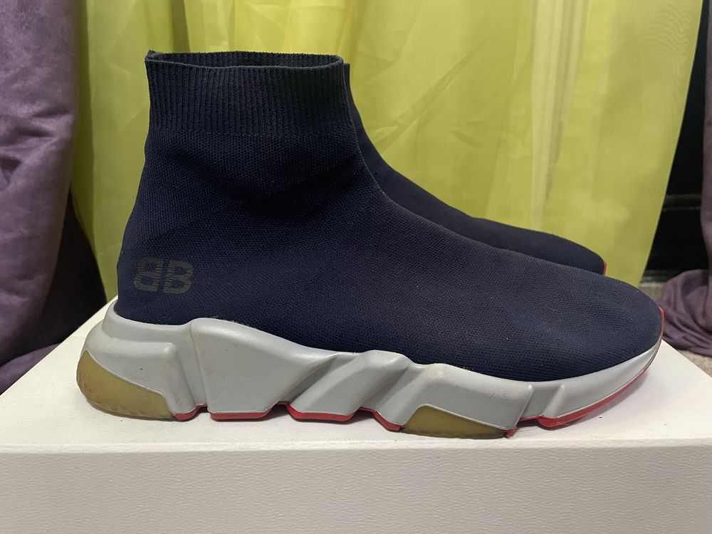 Balenciaga navy speed on sale runners