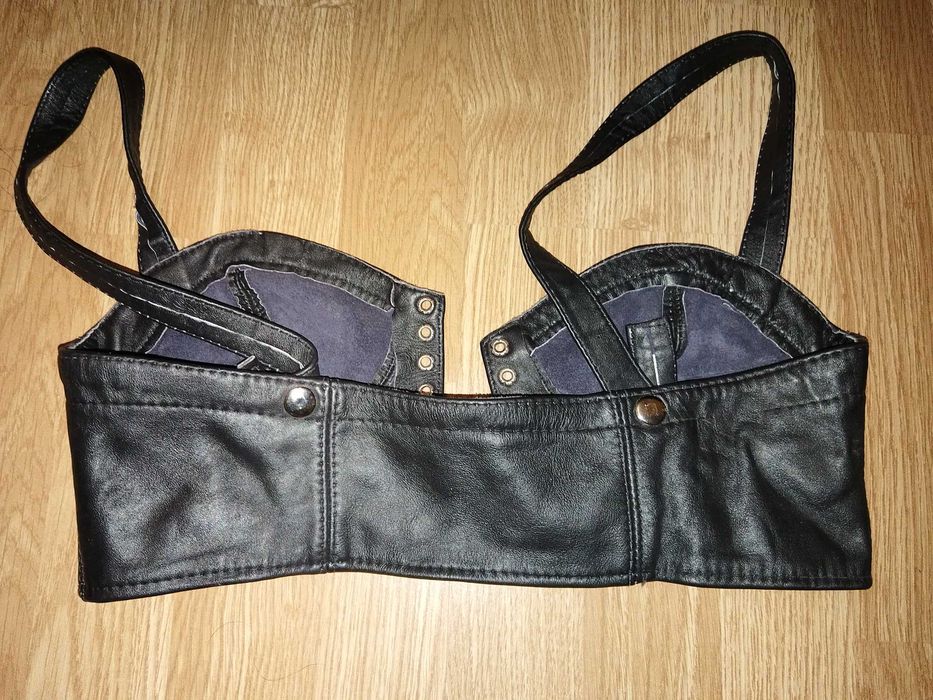 Кожено бюстие от ест. кожа 71 см