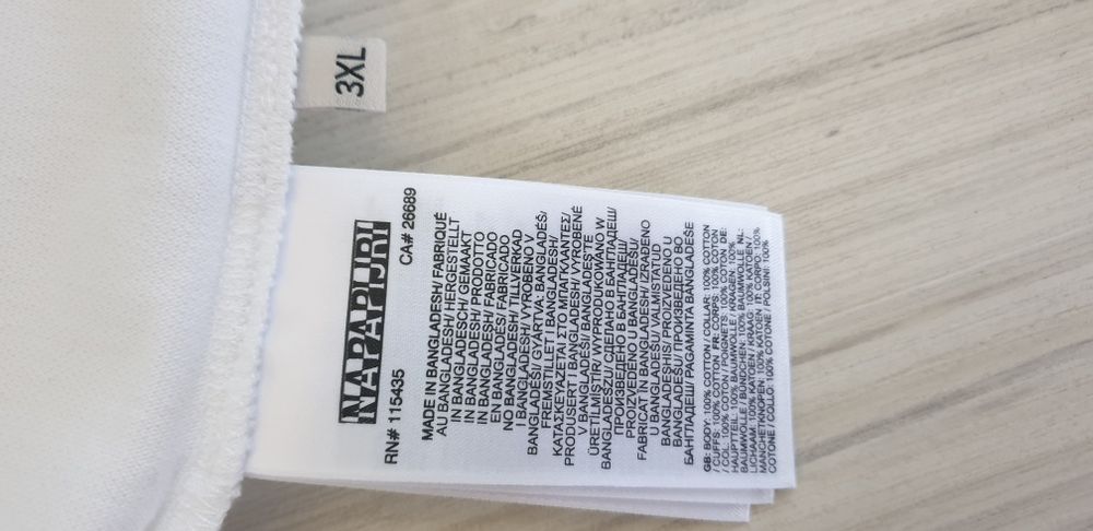 Napapijri Eruggy 2  Pique Cotton 2 - 3XL НОВО! ОРИГИНАЛ! Мъжка Тениска