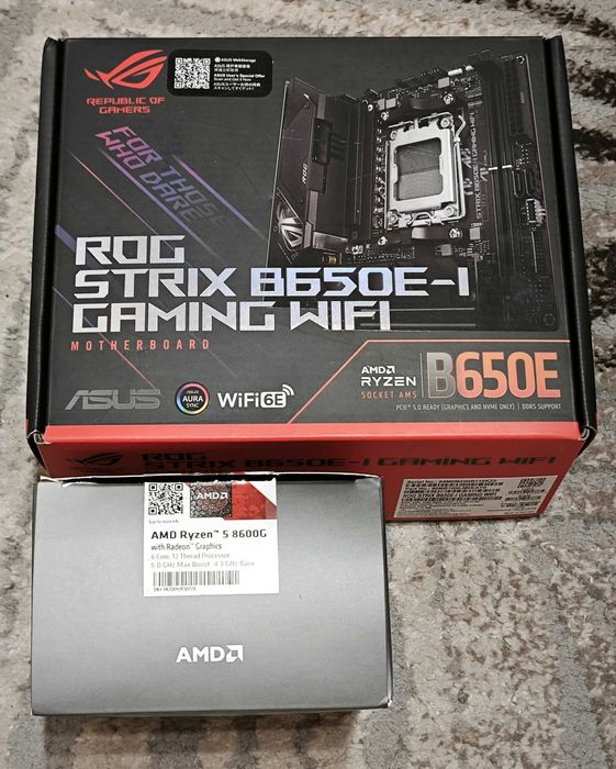 ASUS ROG STRIX B650E-I и Ryzen 8600G