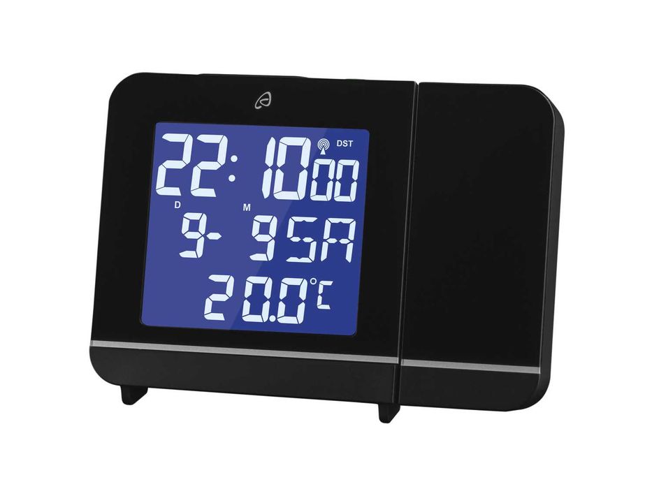 Ceas NEGRU cu termometru cu proiecție, PROIECTOR, nou, din Germania