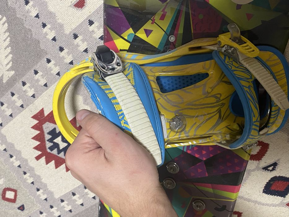 Борд с креплениями