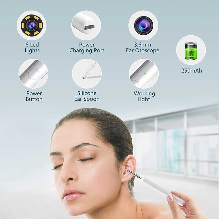 Смарт WiFi отоскоп Sheealthub