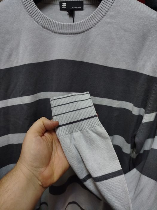 Оригинален тънък пуловер G-Star Raw Irregular XXL блуза фланела суичър