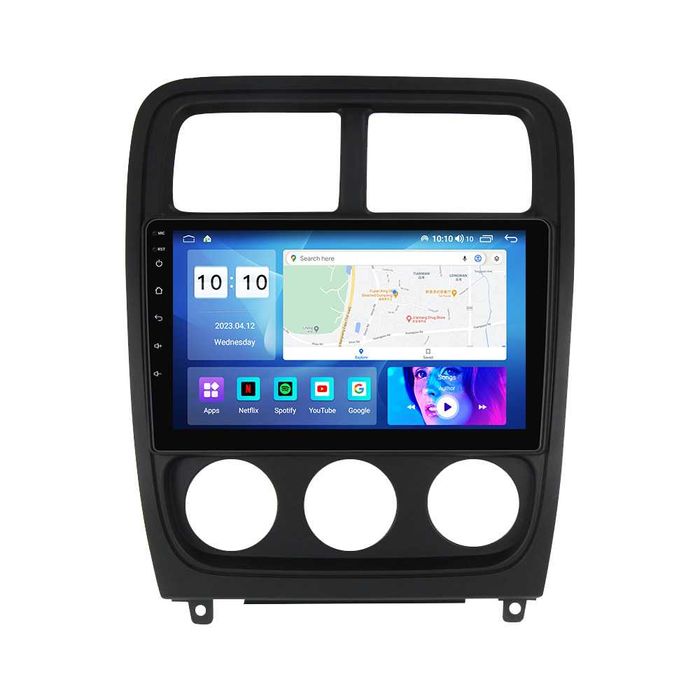 Navigatie Android 14 Dodge Caliber 2009 2013 1/8 GbWaze CarPlay CAMERA