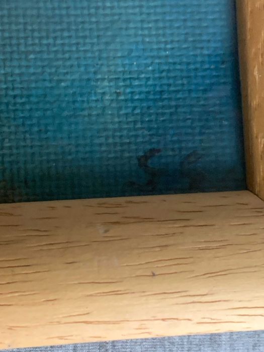 стара картина  планински пейзаж