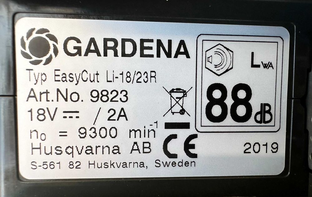 GARDENA EASYCUT LI-18/23R - Акумулаторен тример