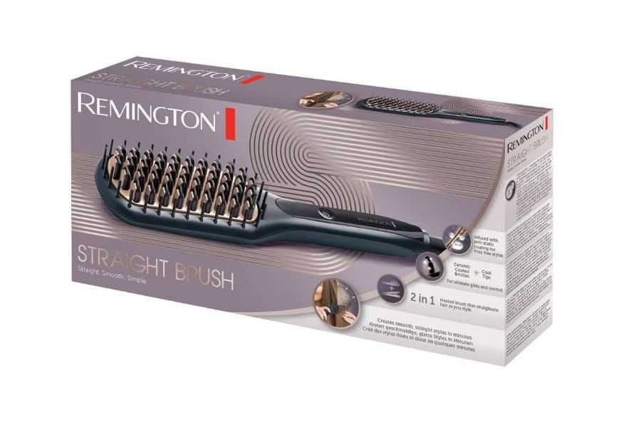 Perie de indreptat parul Remington CB7400, 3 setari temperatura