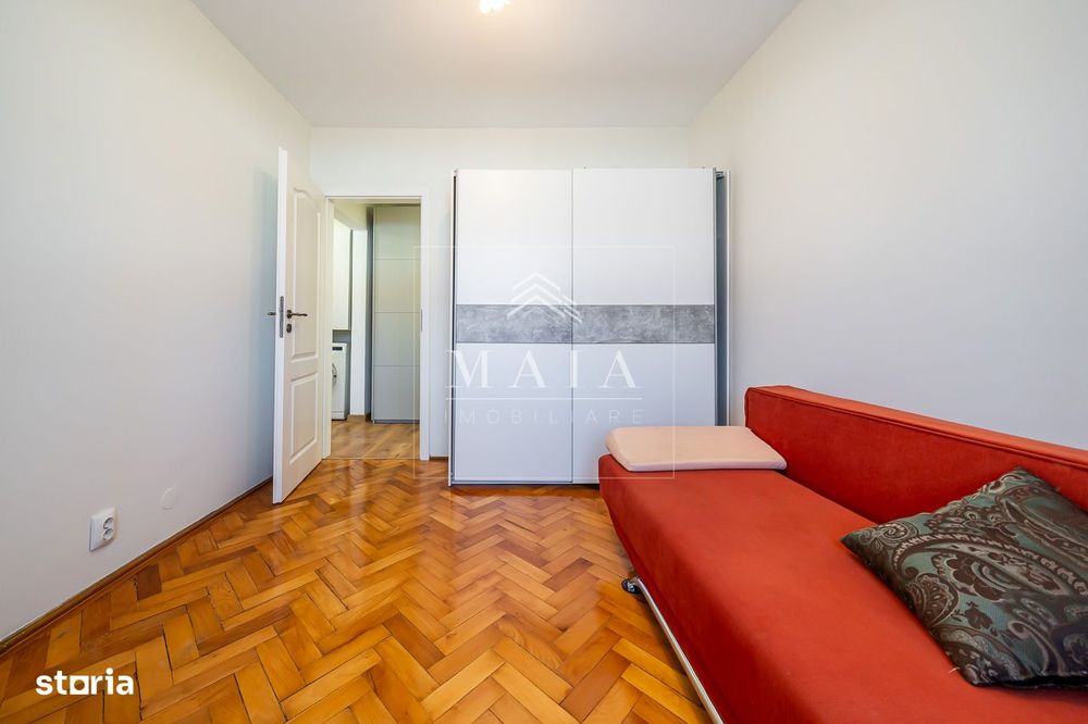 Apartament 3 camere decomandate, renovat, etaj 1, zona centrala