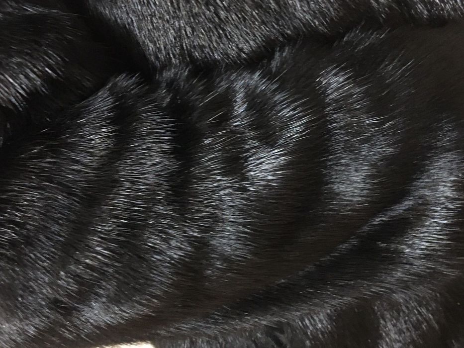 Норковая шуба с капюшоном