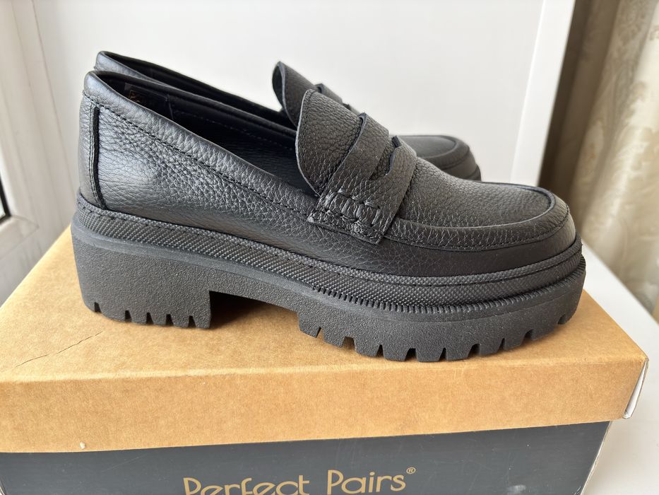 Лоферы на массивной подошве