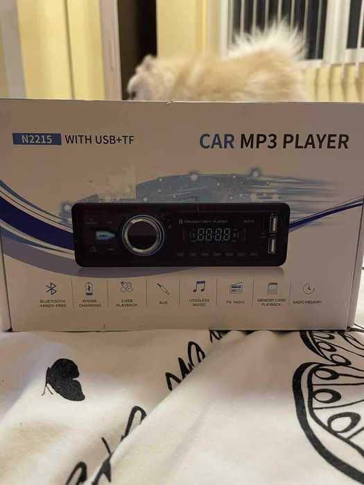 Bluetooth Car MP3 Player с USB + TF слот – MP3/FM за кола , зарядно