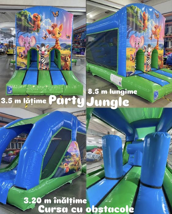 Tobogane/Topogane gonflabile/vata pe bat/panou foto/popcorn/boxa/