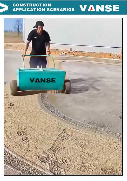 Тележка-рассеиватель топинга, сыпучих материалов