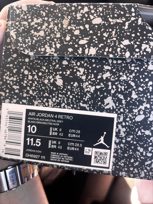 jordan 4 military black noi